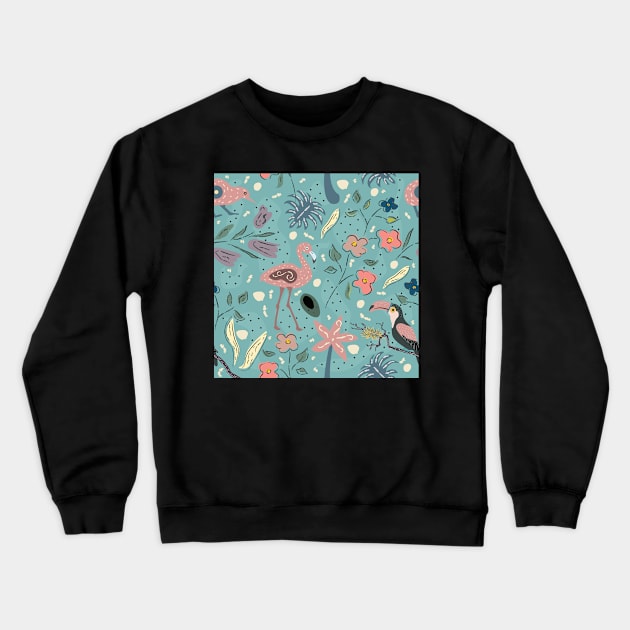 Birdies Crewneck Sweatshirt by Kristina Stellar Scandinavian Land